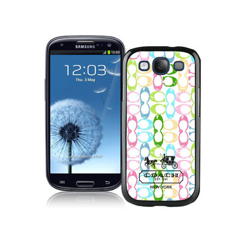 Coach Logo Monogram Multicolor Samsung Galaxy S3 9300 BHA | Women